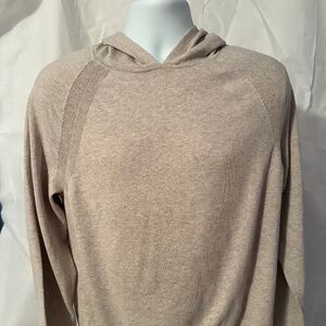 Banana Republic Wheat Color Men's Hoodie Sweater  Light weight Large